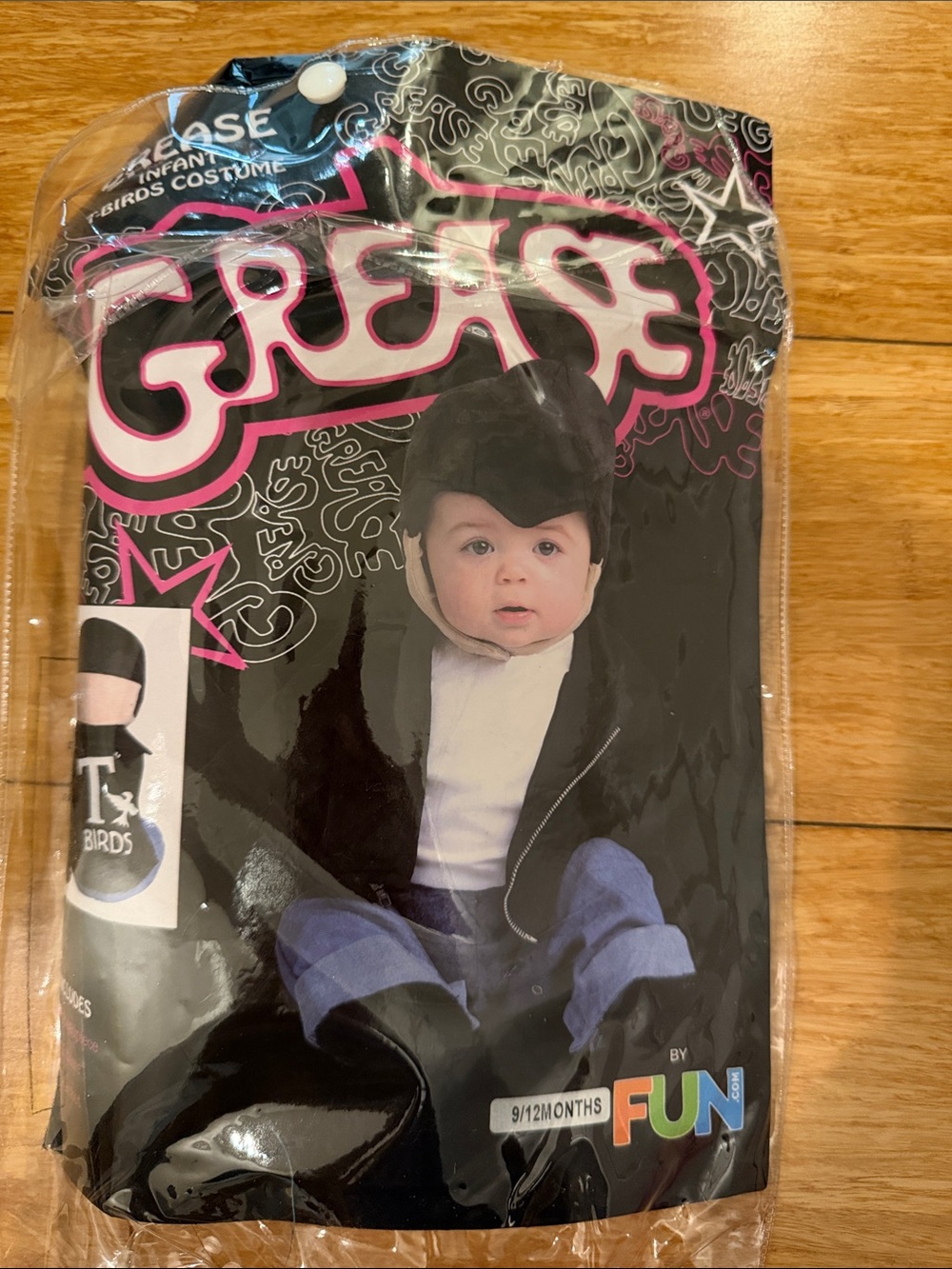 Grease Baby T-Birds Infant Costume - Black & White